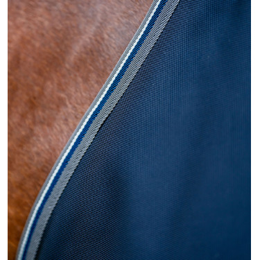 Pferdedecke Horseware Rambo Supreme Turnout Vari-layer 1680D 450g Marine / Gewitter / Silbergrau Marineblau