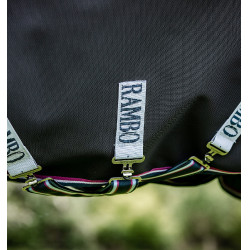 Pferdedecke Horseware Rambo Supreme Turnout Vari-layer 1680D 250g Marine / Bordeaux Blau Pferdedecke Horseware Rambo Supreme Turnout Vari-layer 1680D 250g Marine / Bordeaux Blau