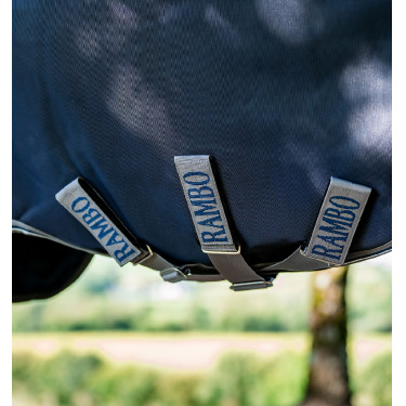 Pferdedecke Horseware Rambo Supreme Turnout Vari-layer 1680D 250g Marine / Gewitter / Silbergrau Pferdedecke Horseware Rambo Supreme Turnout Vari-layer 1680D 250g Marine / Gewitter / Silbergrau