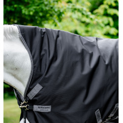 Horseware Outdoor-Decke Rambo Wug 200g Schwarz / Sturm / Silbergrau Horseware Outdoor-Decke Rambo Wug 200g Schwarz / Sturm / Silbergrau