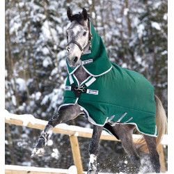 Horseware Rambo Original Decke mit Leg Arches 400g Grün / Silber Grün Horseware Rambo Original Decke mit Leg Arches 400g Grün / Silber Grün