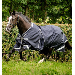 Pferdedecke Horseware Rambo® Optimo Turnout 0g 1000D Marine / Gewitter / Silbergrau Marineblau Pferdedecke Horseware Rambo® Optimo Turnout 0g 1000D Marine / Gewitter / Silbergrau Marineblau