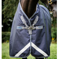 Pferdedecke Horseware Rambo® Optimo Turnout 0g 1000D Marine / Gewitter / Silbergrau Marineblau Pferdedecke Horseware Rambo® Optimo Turnout 0g 1000D Marine / Gewitter / Silbergrau Marineblau