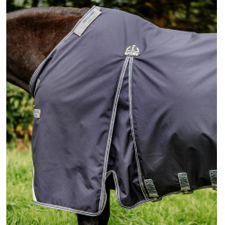 Pferdedecke Horseware Rambo® Optimo Turnout 0g 1000D Marine / Gewitter / Silbergrau Marineblau Pferdedecke Horseware Rambo® Optimo Turnout 0g 1000D Marine / Gewitter / Silbergrau Marineblau