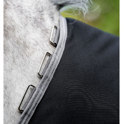 Horseware Amigo® Bravo 12 Plus 400g 1200D Decke Schwarz / Titan Grau / Silber