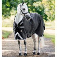 Horseware Rambo 1680D Turnout 250g VL Decke Schwarz / Sturm / Silbergrau