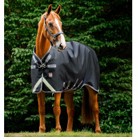 Horseware Rambo 1680D Turnout 450g VL Decke Schwarz / Sturm / Silbergrau