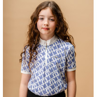 Polo Horseware AA Kinder Zanara Sizilianisch Blau