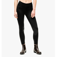 Reitleggings Horseware Formfit mit Kniebesatz Schwarz