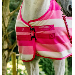Horseware Newmarket Poney Fleece Cooler Fleecedecke Rose Witney Rosa