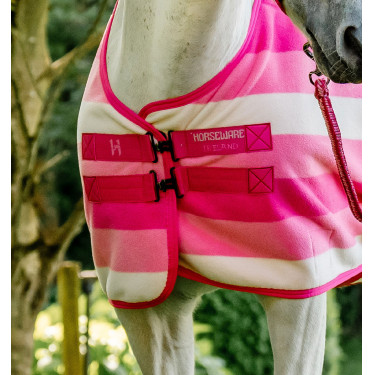 Horseware Newmarket Poney Fleece Cooler Fleecedecke Rose Witney Rosa