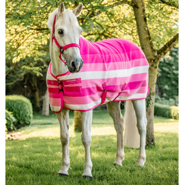 Horseware Newmarket Poney Fleece Cooler Fleecedecke Rose Witney Rosa