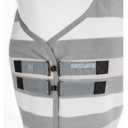 Horseware Newmarket Poney Fleece Cooler Fleecedecke Holzkohle Witney Grau