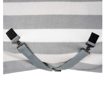 Horseware Newmarket Poney Fleece Cooler Fleecedecke Holzkohle Witney Grau