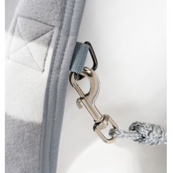 Horseware Newmarket Poney Fleece Cooler Fleecedecke Holzkohle Witney Grau
