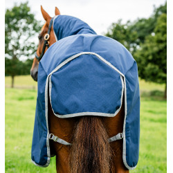 Horseware Amigo Ripstop 900D Turnout 200g Decke Marine / Titan Grau Marineblau