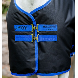 Horseware Amigo Ripstop 900D Turnout 100g Decke Schwarz / Klassisches Blau