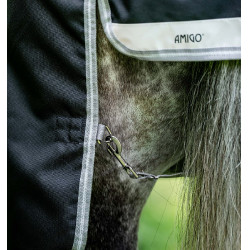 Horseware Amigo 1200D Turnout Plus 50g Decke Schwarz / Titan Grau / Silber Horseware Amigo 1200D Turnout Plus 50g Decke Schwarz / Titan Grau / Silber