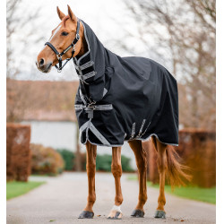 Horseware Amigo 1200D Integrierte Outdoordecke 0g Schwarz / Titan Grau / Silber