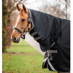 Horseware Amigo 1200D Integrierte Outdoordecke 0g Schwarz / Titan Grau / Silber
