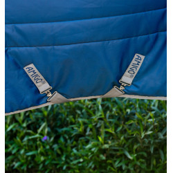 Horseware Amigo Ripstop Insulator Pony 100 g Stallabdeckung Marine / Titan Grau Marineblau