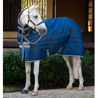 Horseware Amigo Ripstop Insulator Plus 200g Stalldecke Marine / Titan Grau