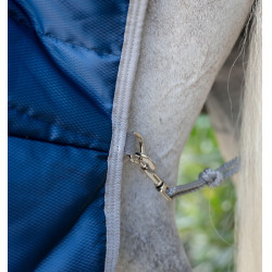 Horseware Amigo Ripstop Insulator Plus 200g Stalldecke Marine / Titan Grau Marineblau