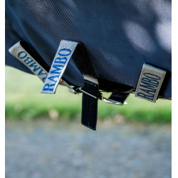 Pferdedecke Horseware Rambo Supreme 1680D Turnout 0g Marine / Gewitter / Silbergrau Marineblau