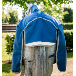 Horseware Ionic Therapy Turnout 100g Decke Bleu imperial / argent /Marine Blau
