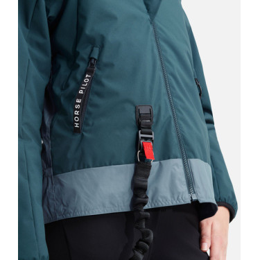 Airbag-kompatible Bomberjacken Horse Pilot Damen Marine Marineblau