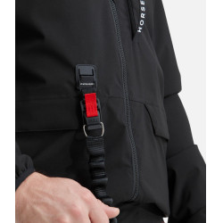 Airbag-kompatible Bomber Horse Pilot Herren Schwarz