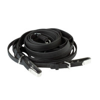 Synthetische Führleinen Finn-Tack Pro Führleine mit Leiterschnallen Schwarz