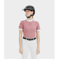 Wettkampfhemd Aerolight Kurzarm Horse Pilot Damen Rosa Mesa