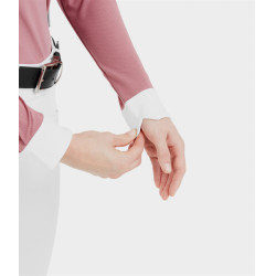 Turnierhemd Aerolight Langarm Horse Pilot Damen Rosa Mesa