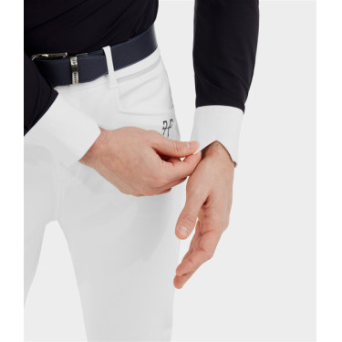 Wettkampfhemd Aerolight Langarm Horse Pilot Herren Dunkle Nacht Schwarz