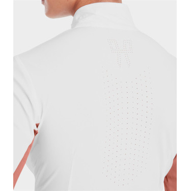 Turniershirt Monica Horse Pilot Damen Langarm Ziegelstaub Rosa