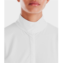 Turniershirt Monica Horse Pilot Damen Langarm Ziegelstaub Rosa