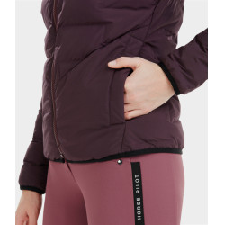 Softlight-Daunenjacke Horse Pilot Damen Weinverkostung Lila Softlight-Daunenjacke Horse Pilot Damen Weinverkostung Lila
