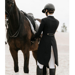 Frac lang Horse Pilot Damen Schwarz