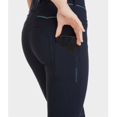 X-Balance Damenreithose Horse Pilot Dunkle Nacht Schwarz