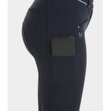X-Balance Damenreithose Horse Pilot Dunkle Nacht Schwarz