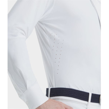 Wettkampfhemd Aerolight Langarm Herren Horse Pilot Weiß Wettkampfhemd Aerolight Langarm Herren Horse Pilot Weiß