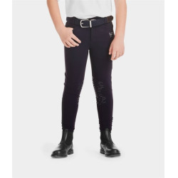 X-Design Reithose Horse Pilot Jungen Dunkle Nacht Schwarz
