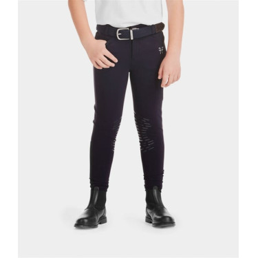 X-Design Reithose Horse Pilot Jungen Dunkle Nacht Schwarz
