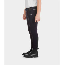 X-Design Reithose Horse Pilot Jungen Dunkle Nacht Schwarz