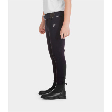 X-Design Reithose Horse Pilot Jungen Dunkle Nacht Schwarz