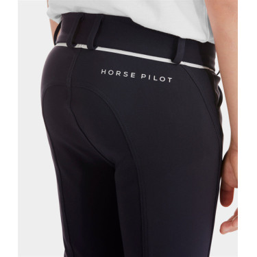 X-Design Reithose Horse Pilot Jungen Dunkle Nacht Schwarz