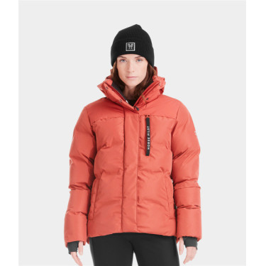 Parka Fahrenheit Horse Pilot Damen Terrakotta Orange
