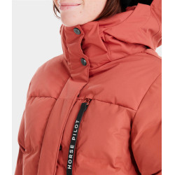 Parka Fahrenheit Horse Pilot Damen Terrakotta Orange