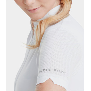 Damen Kurzarm-Polo Aeromesh Horse Pilot Damen Kurzarm-Polo Aeromesh Horse Pilot